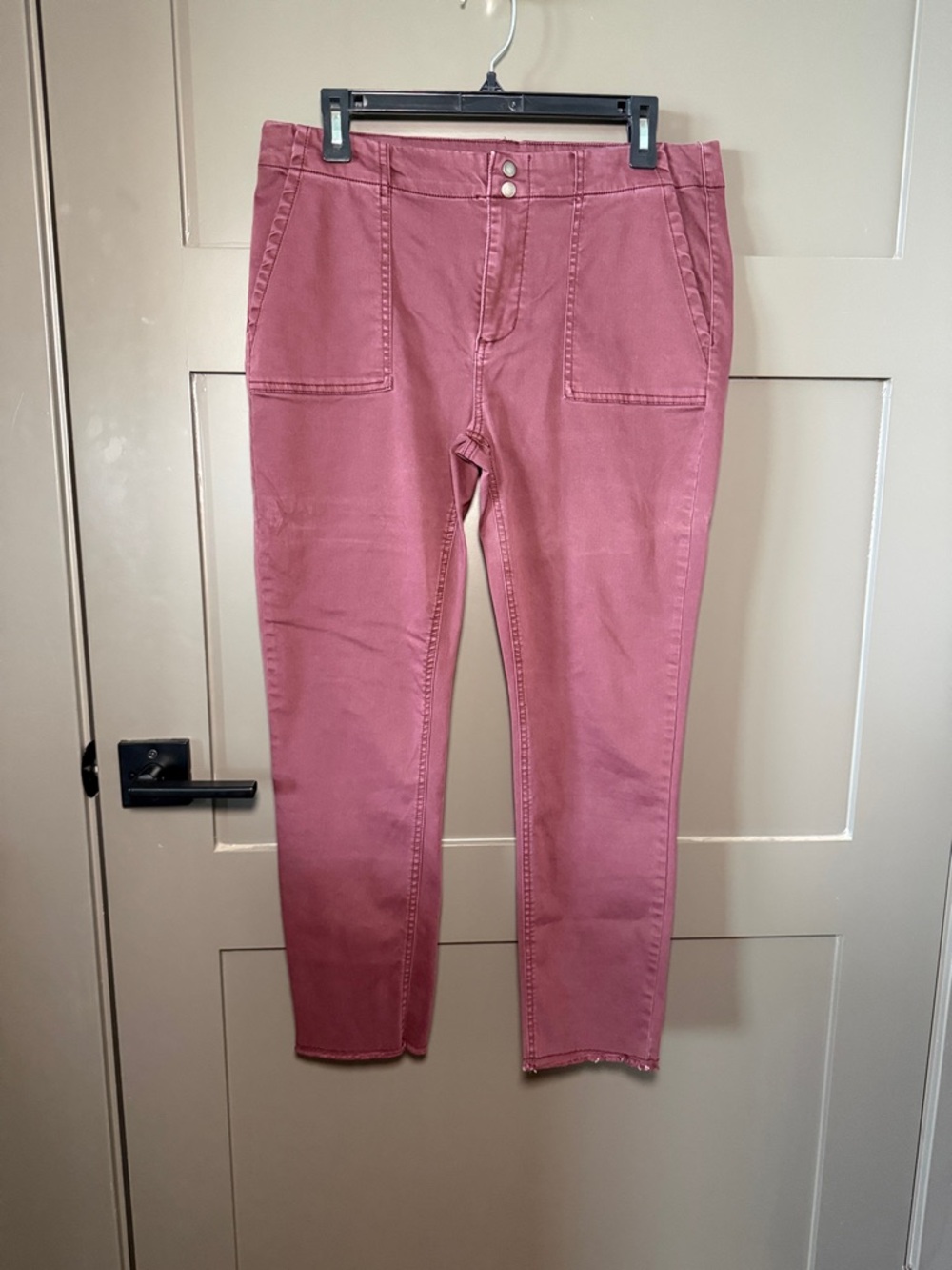 Tinsel Brand Mauve / Maroon High-Rise Utility Pant - Stitch Fix
